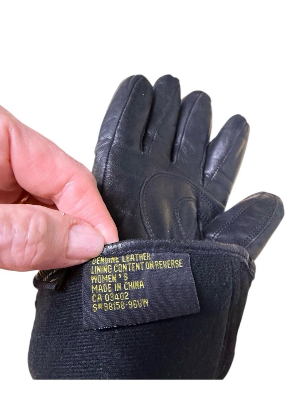 HARLEY DAVIDSON Women Black Leather Insulated Motorcycle Gloves - Picture 5 of 10